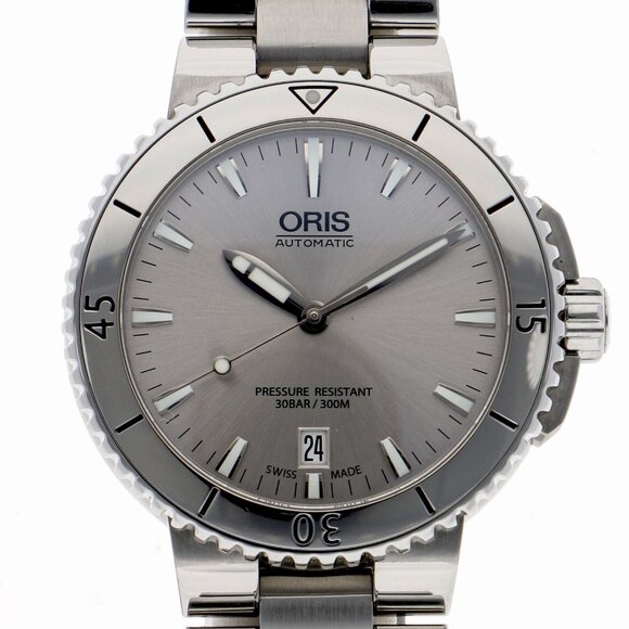 WATCH ORIS 7676 Silver Silver SS AT - Picture 1 of 7